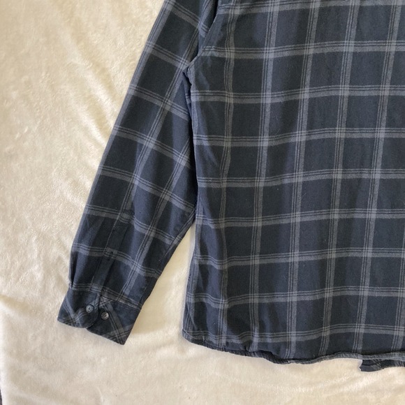 Voyager Heavy Flannel Shirt Jacket Men's XL Thermal Lined Black Plaid Button Up - Picture 7 of 10